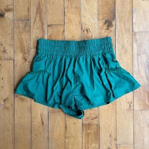 Free People Movement Get Your Flirt On Shorts - Green